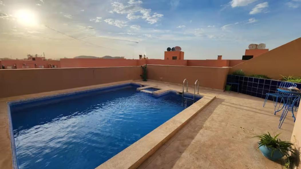 Appartement Loft Duplex Familial 200M2 Neuf - Centre Gueliz à Marrakesh Extérieur photo
